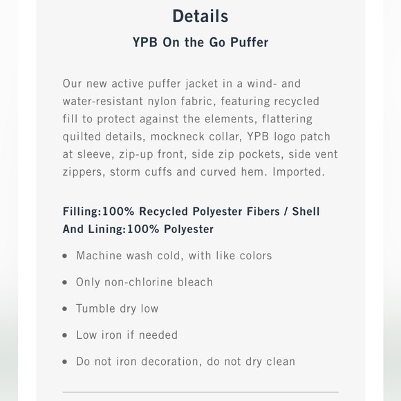 Abercrombie On The Go Puffer, size XL - Picture 14 of 14